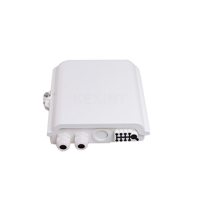 KEXINT KXT-A-8B FTTH ফাইবার অপটিক ডিস্ট্রিবিউশন বক্স 8 কোর আউটডোর IP66 জলরোধী সাদা