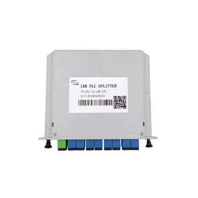 ফাইবার অপটিক্যাল LGX PLC স্প্লিটার FTTH 1x8 SC UPC সংযোগকারী কার্ডের ধরন