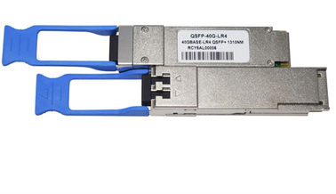 ডুপ্লেক্স ফাইবার অপটিক SFP মডিউল 100GBAS LR4 1310nm LAN WDM 10km QSFP28
