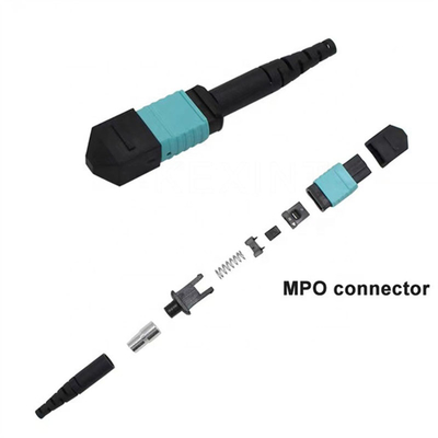 SM MM OM3 OM4 MTP MPO প্যাচ কর্ড IEC 60874-7 Mpo ফাইবার অপটিক সংযোগকারী